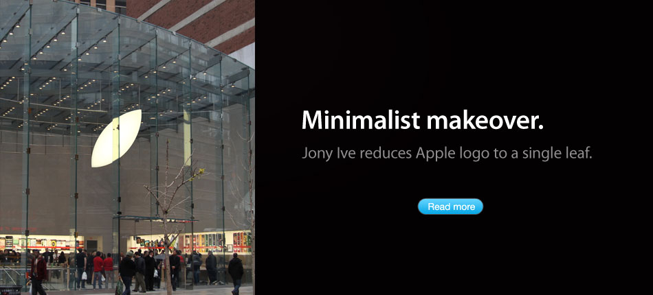 Apple minimalist logo
