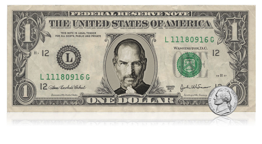 Steve Jobs demands annual pay hike to $1.05 | Scoopertino